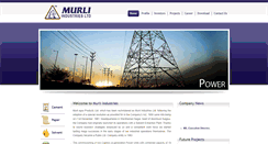 Desktop Screenshot of murliindustries.com